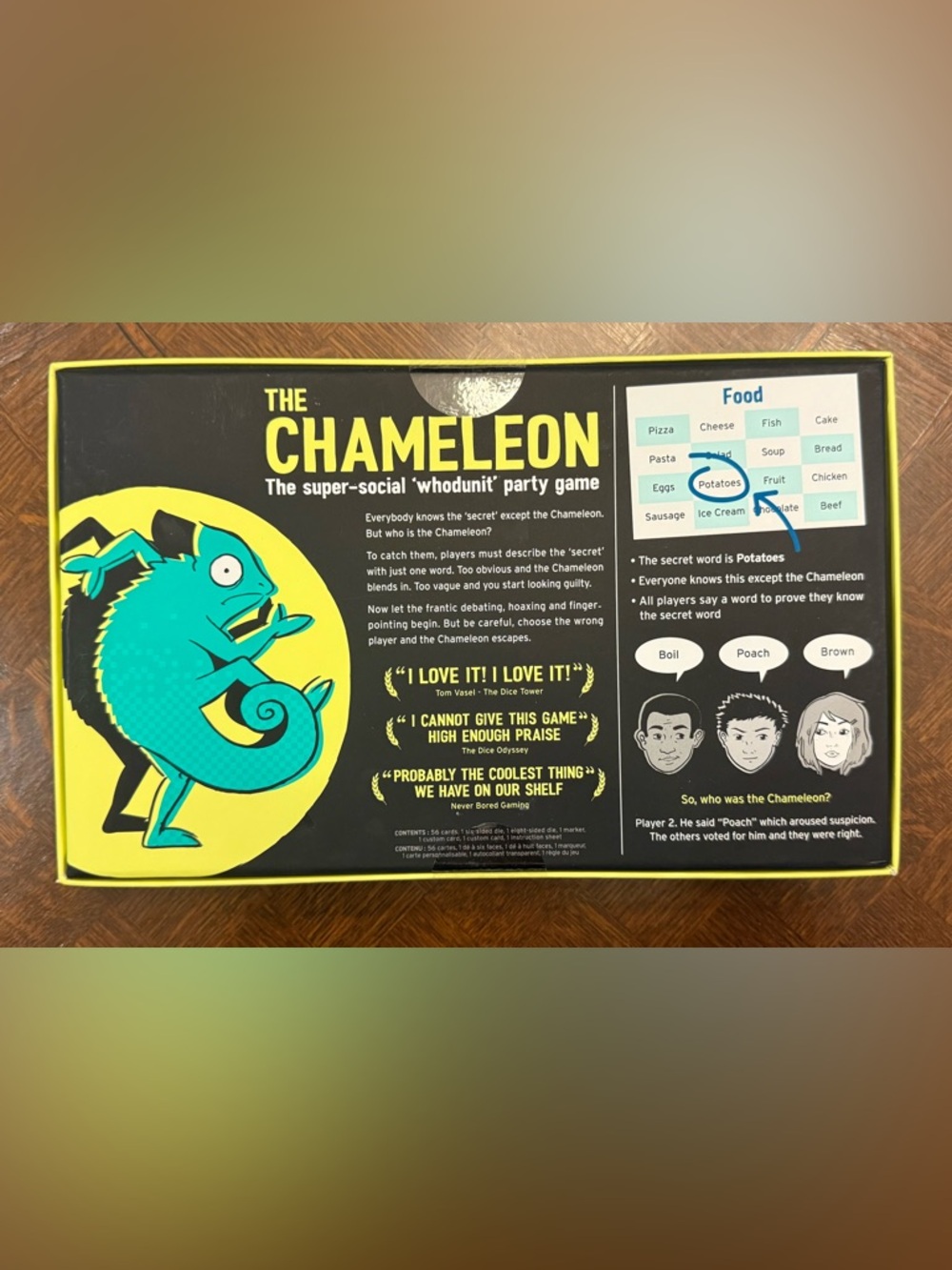 The Chameleon Board Game - Standard Edition - Picture 2 of 4